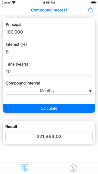 How to cancel & delete Compound interest, savings from iphone & ipad 1