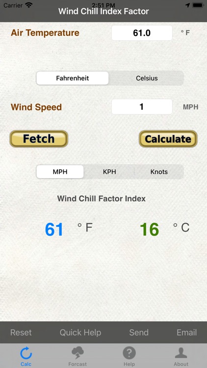 Wind Chill & Wind Speed