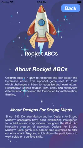 Game screenshot Rocket ABCs apk