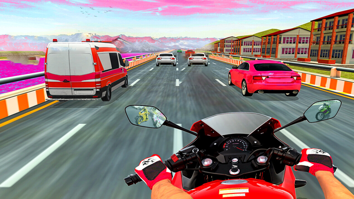 Highway Racing Bike Rider Dash