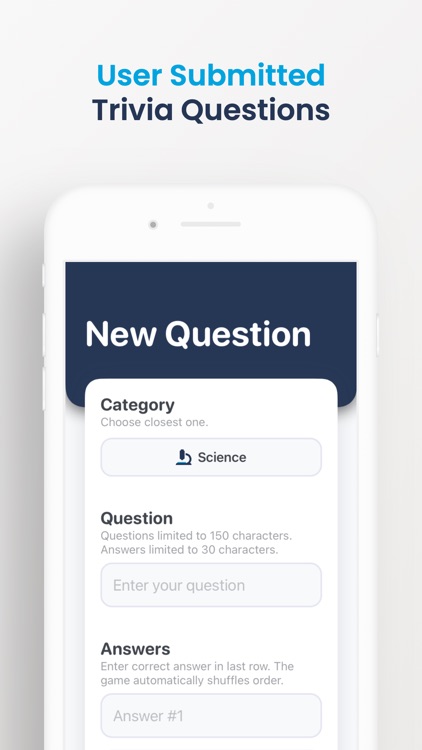 Quiz Me! - Crowdsourced Trivia