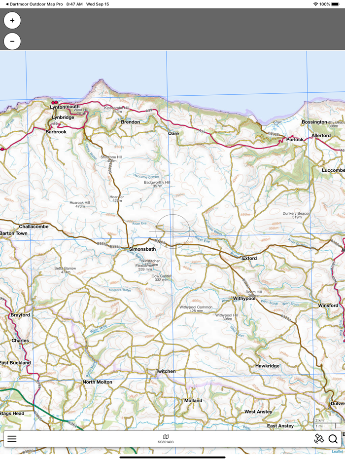 Exmoor Outdoor Map Pro