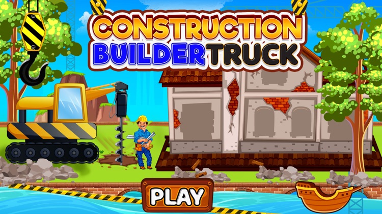 Construction Builder Truck screenshot-3