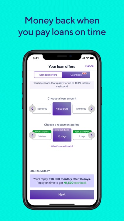 Carbon: fast loans and banking screenshot-4