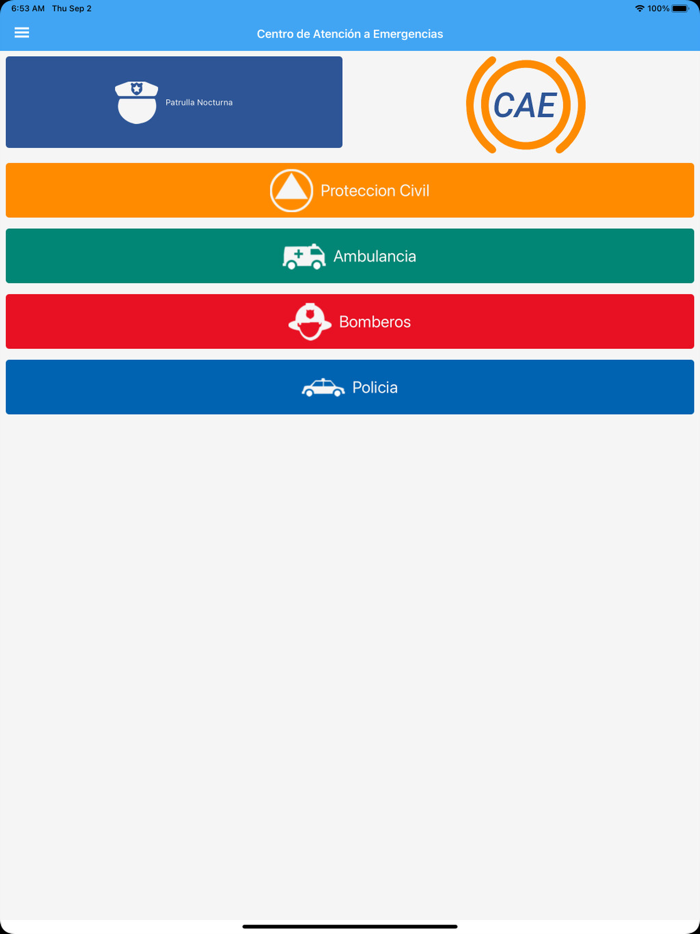 Centro de Atención Emergencias