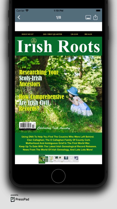 Irish Roots Magazine screenshot 3