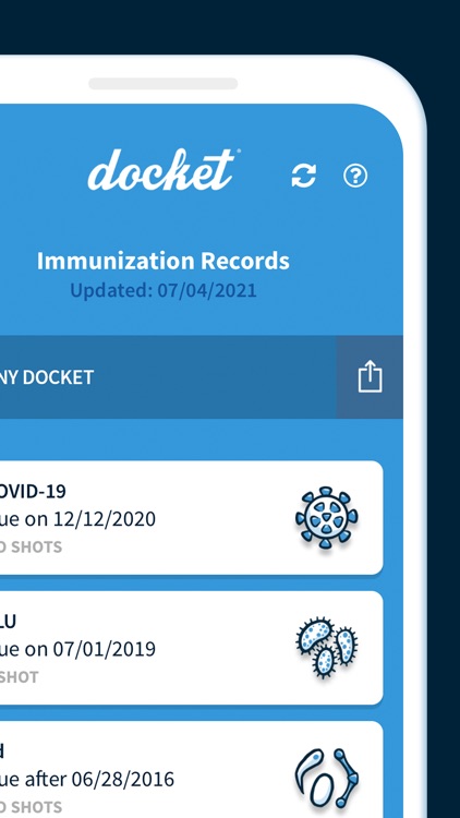 Docket® - Immunization Records