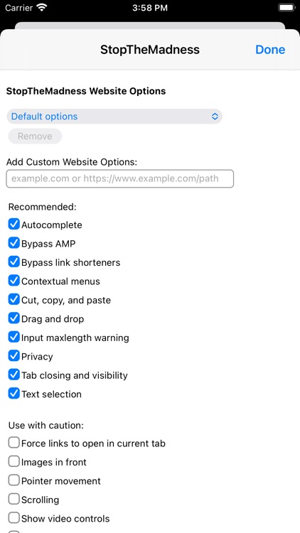 StopTheMadness Mobile screenshot-3