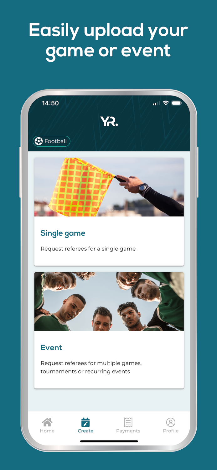 YesRef - Find and Pay Referees