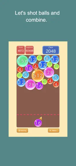 Game screenshot 2048 Shot Ball mod apk