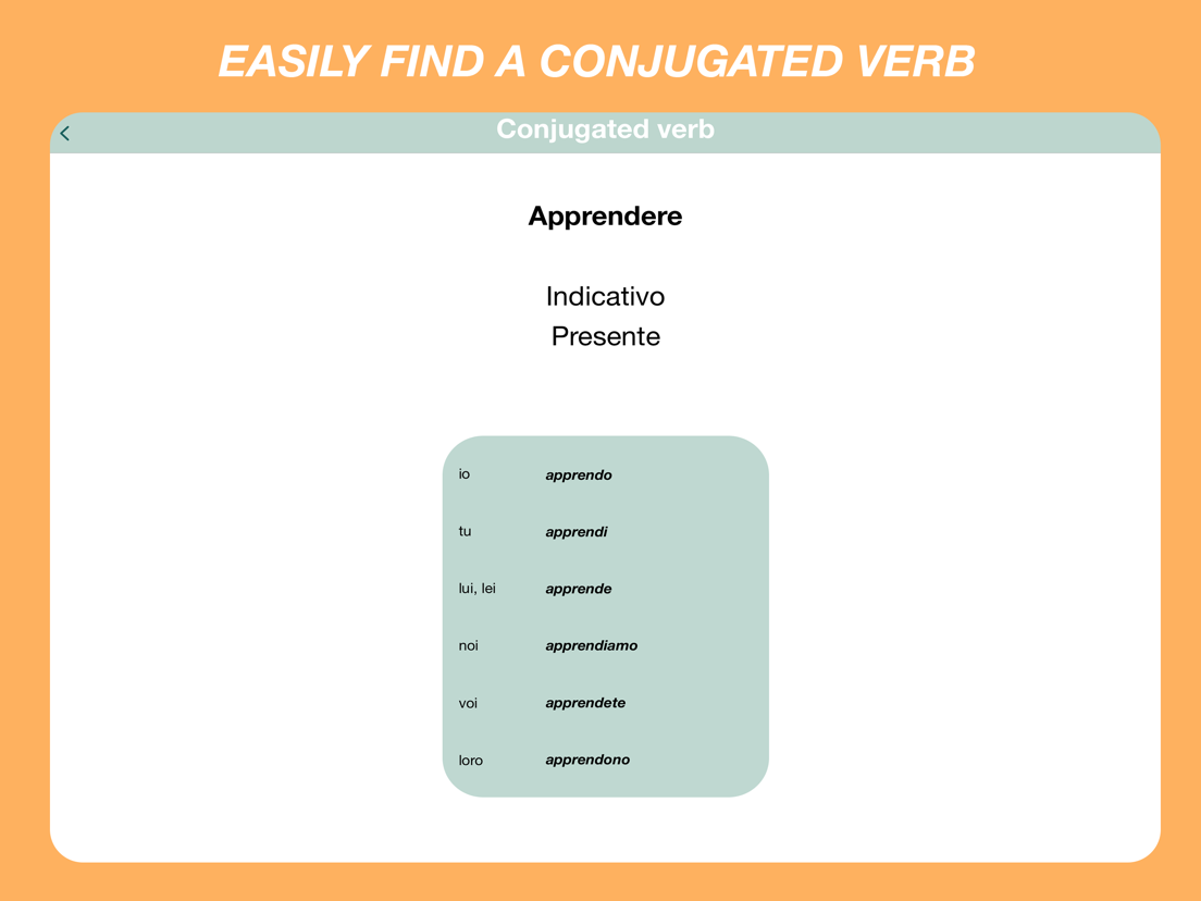 Italiaanse werkwoorden Quiz - App voor iPhone, iPad en iPod touch ...