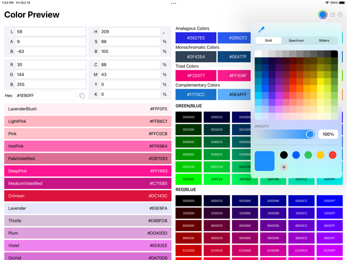 Color Preview - Color Picker
