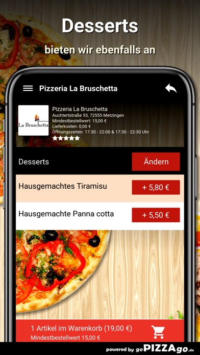 Pizzeria La Bruschetta Metzing screenshot 6