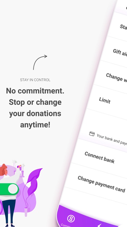 Sustainably - donate change screenshot-6