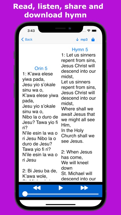 CCC Hymns with Mp3