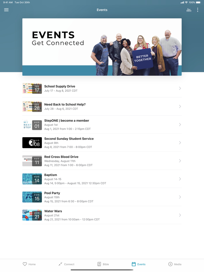Rock Brook Church App