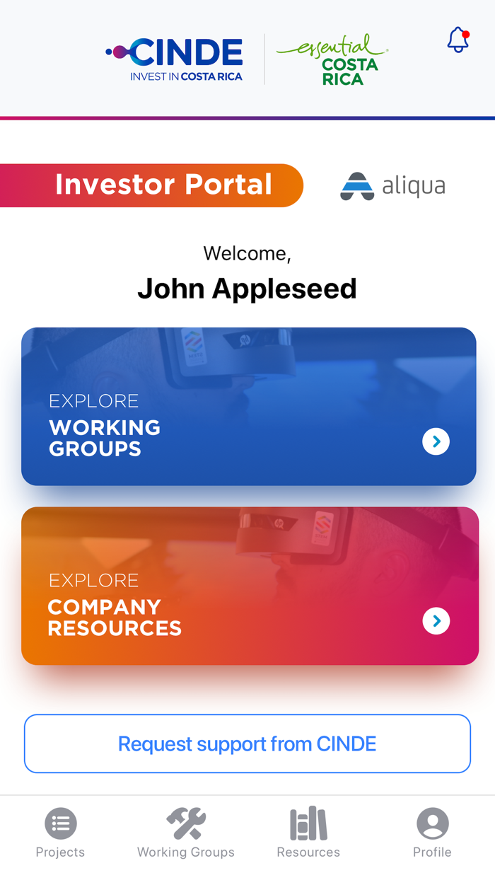 CINDE Investor Portal