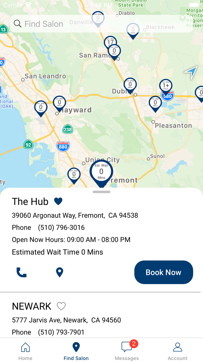 Supercuts Hair Salon Check-in