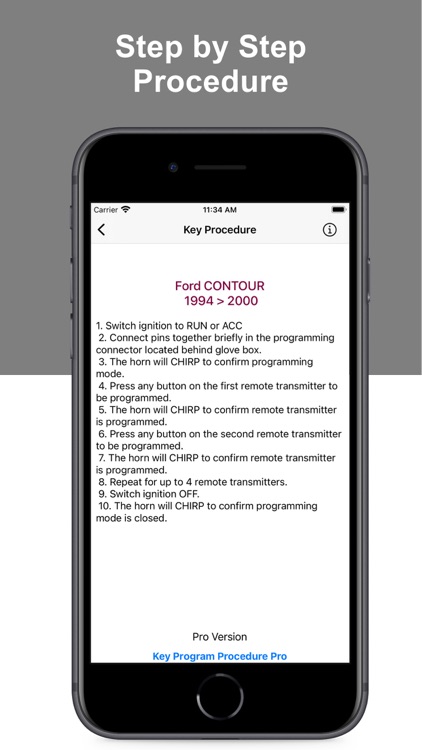 Key Programming Procedure Lite screenshot-5