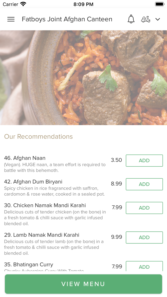 Fatboys Joint Afghan Canteen