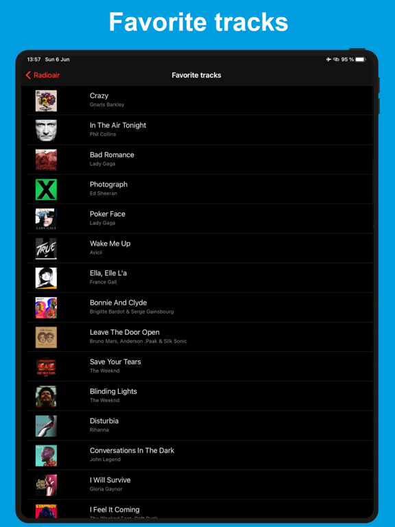 Radioair - Radio Music Charts screenshot 4