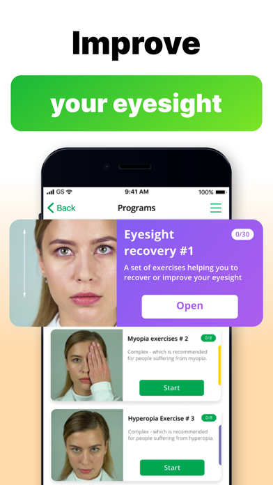 Eye exercises and Vision test screenshot 2