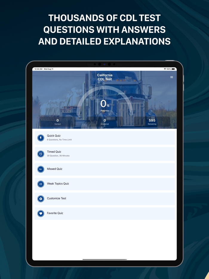 CDL Permit Test 2021
