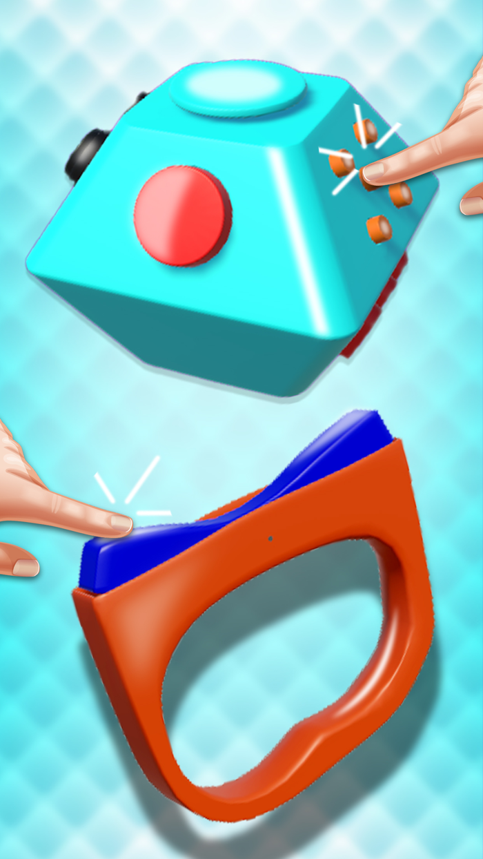 Fidget Buttons 3D pop it App