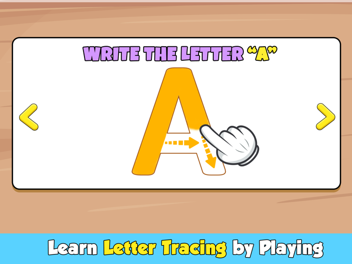 Alphabet tracing  flash cards