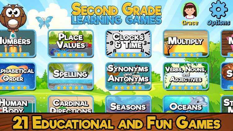 Second Grade Learning Games by RosiMosi LLC