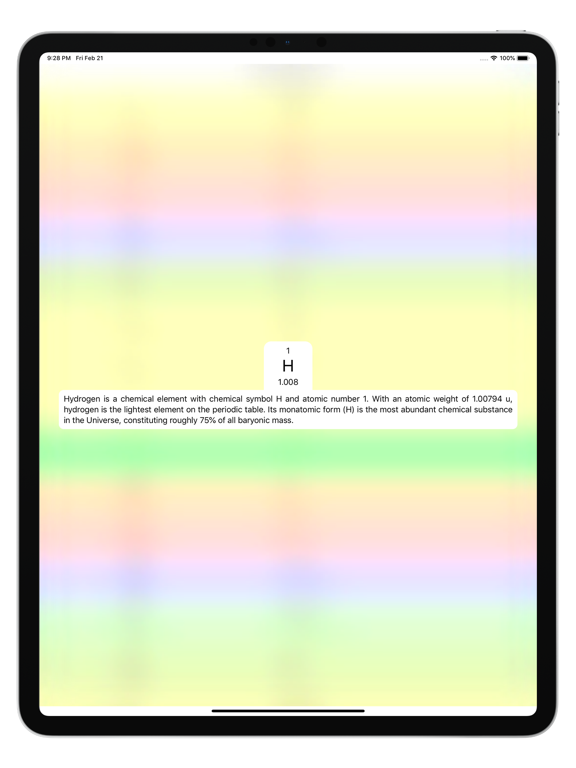 Screenshot #5 pour Chemical Elements Table