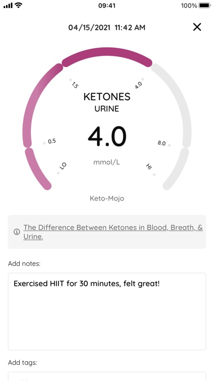 Keto-Mojo Classic screenshot-5