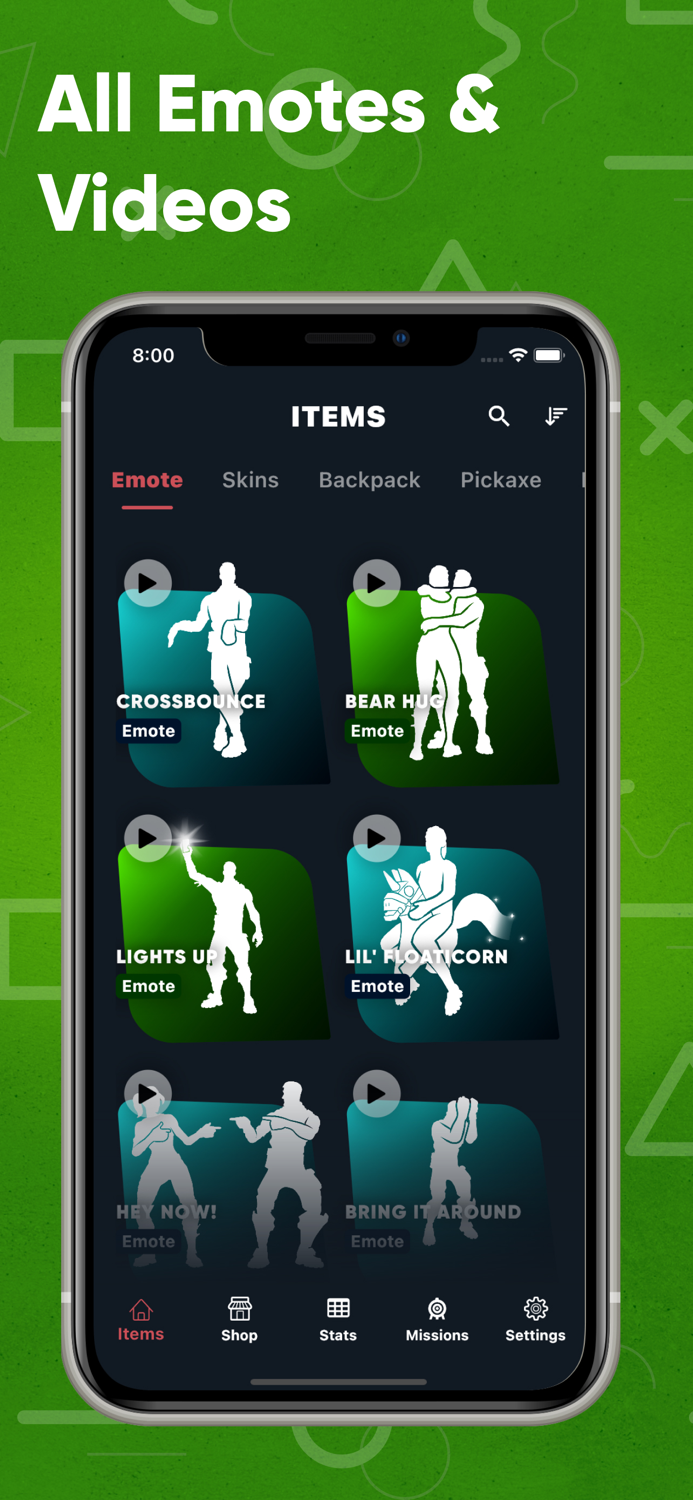 Flossy - Emotes And Shop