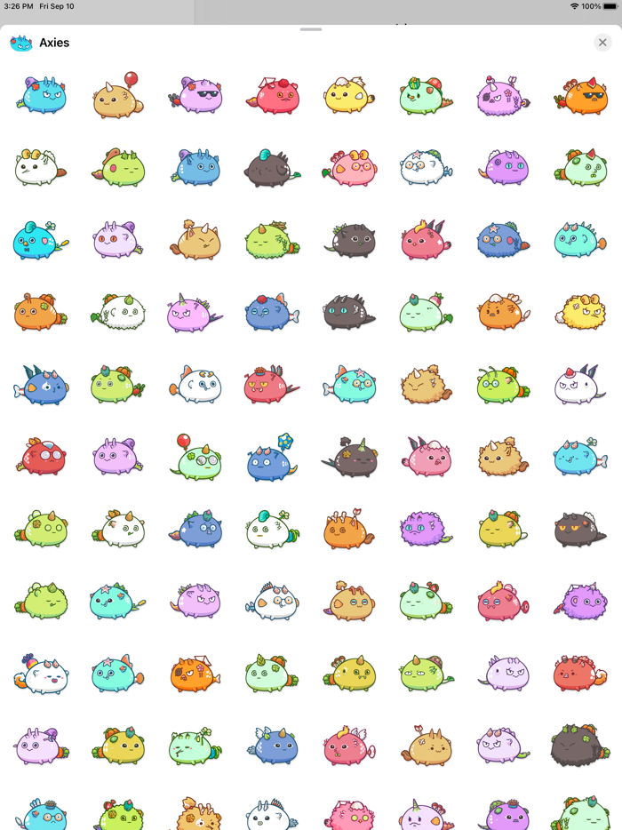 Axie Infinity Stickers