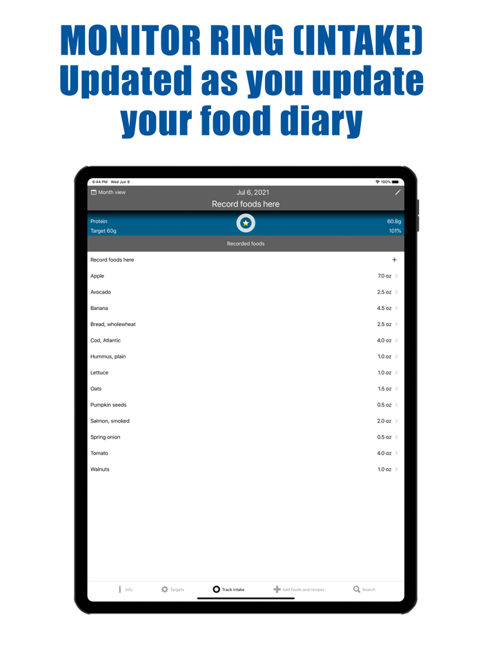 Protein Counter and Tracker