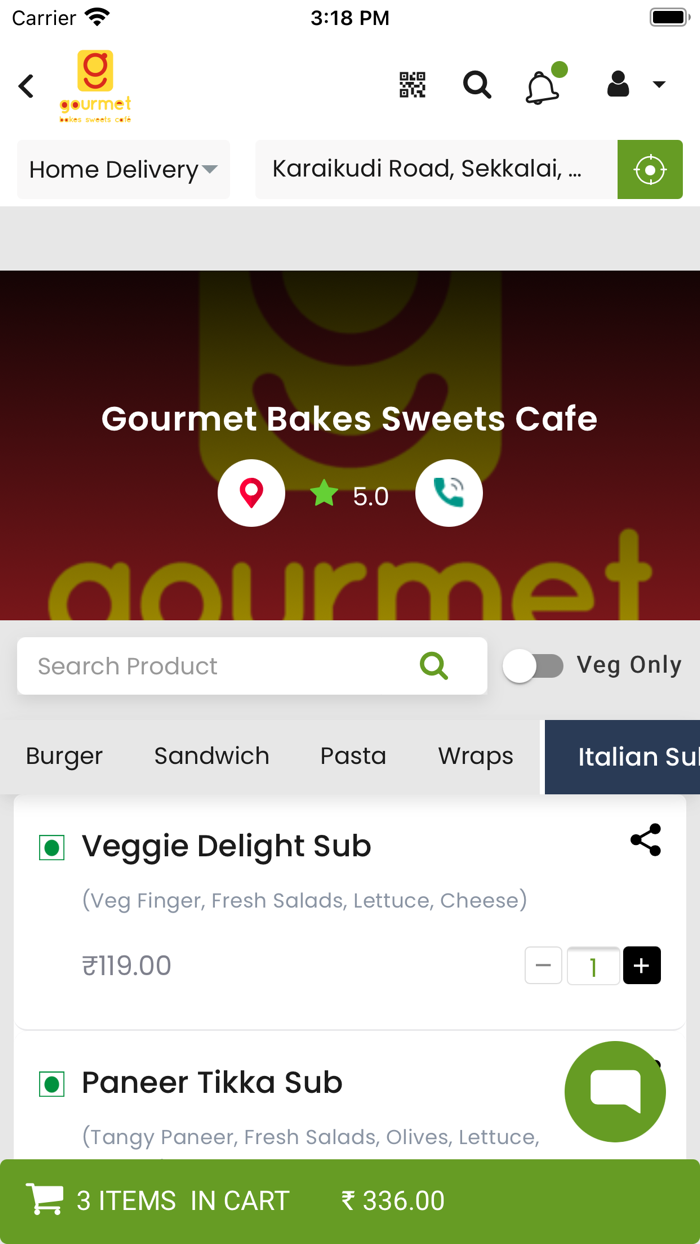 Gourmet Bakes Sweets cafe