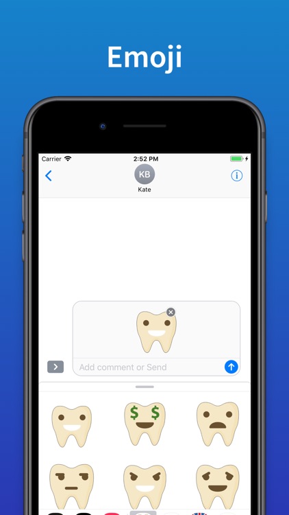 Tooth Emojis Stickers for text