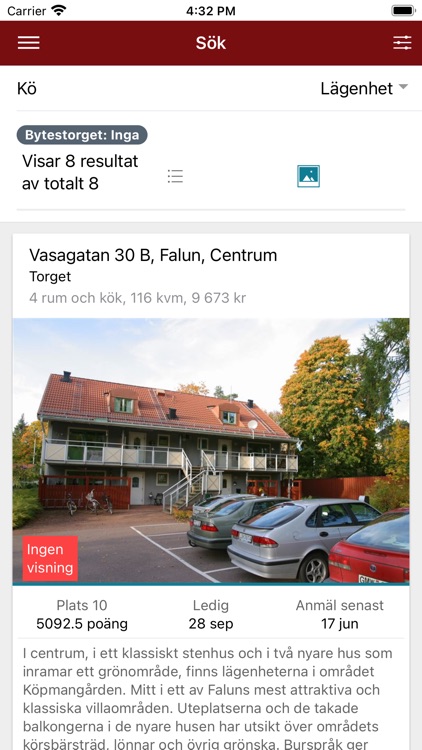 Kopparstaden bostadsapp