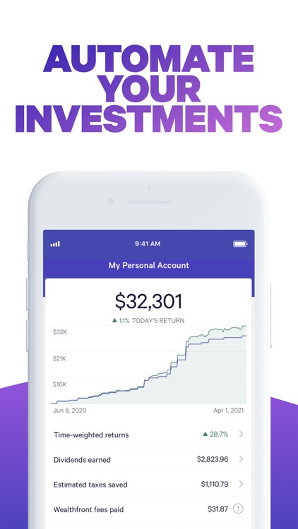 Wealthfront: Earn More screenshot-0