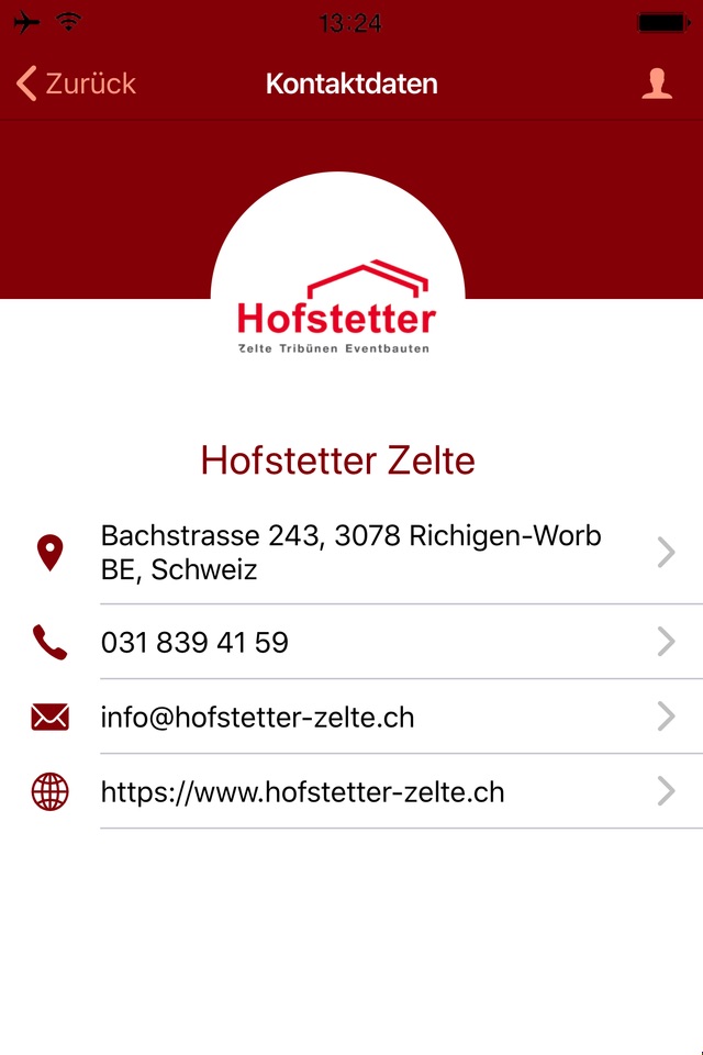 Hofstetter Zelt + Event AG screenshot 4