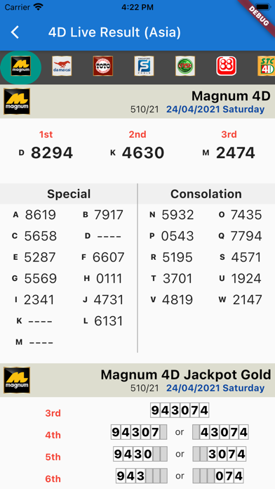 4d Live Results Asia Overview Apple App Store Barbados