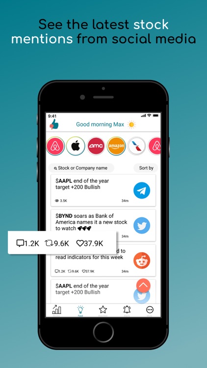 Stocks Social Media Sentiment screenshot-4