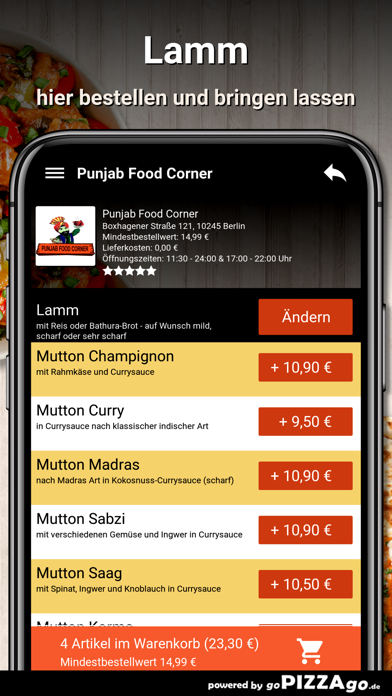 Punjab Food Corner Berlin screenshot 6