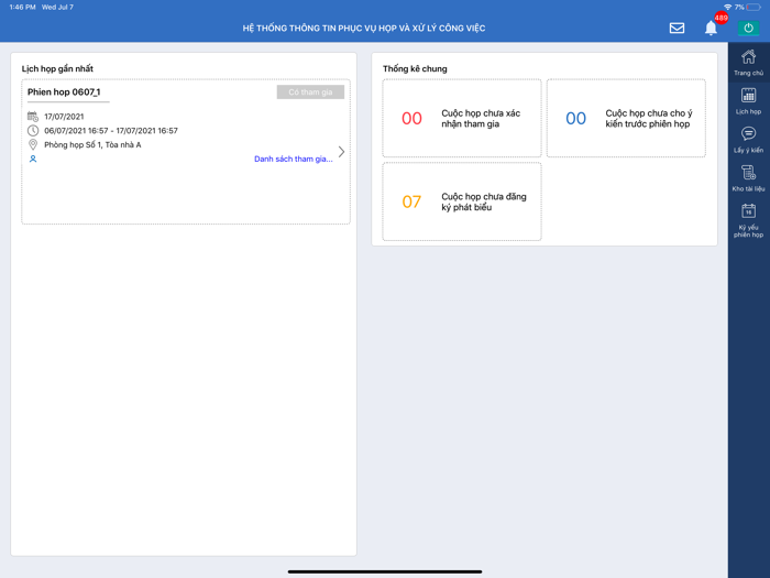 eCabinet BCT for iPad