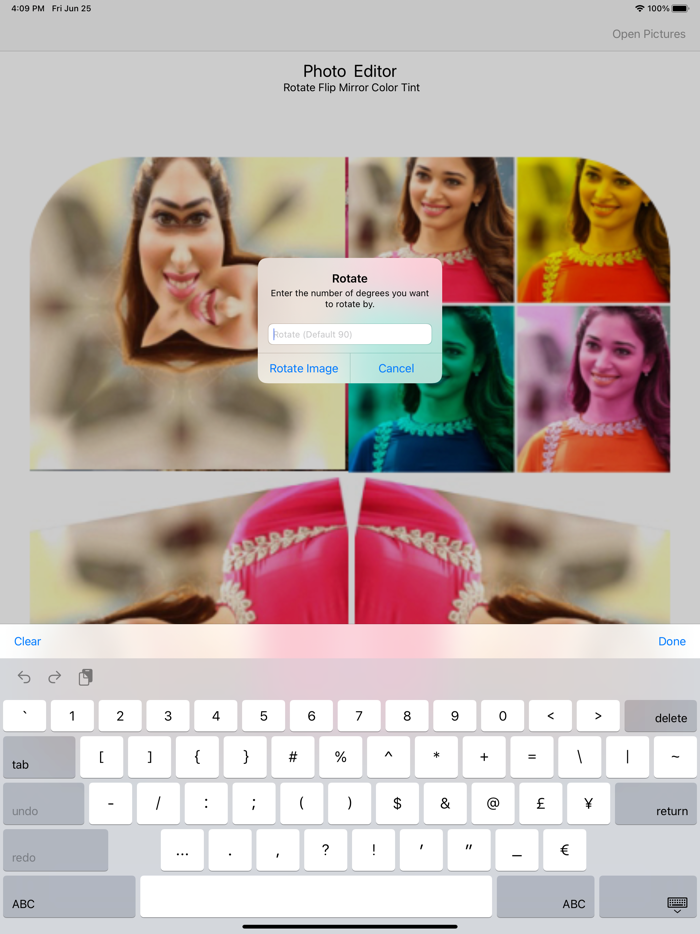 PhotoEditor-Rotate Flip Mirror