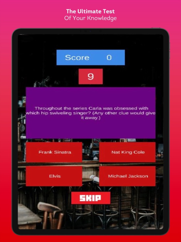 Cheers Trivia Challenge