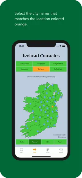 Game screenshot Ireland Counties Tutorial apk