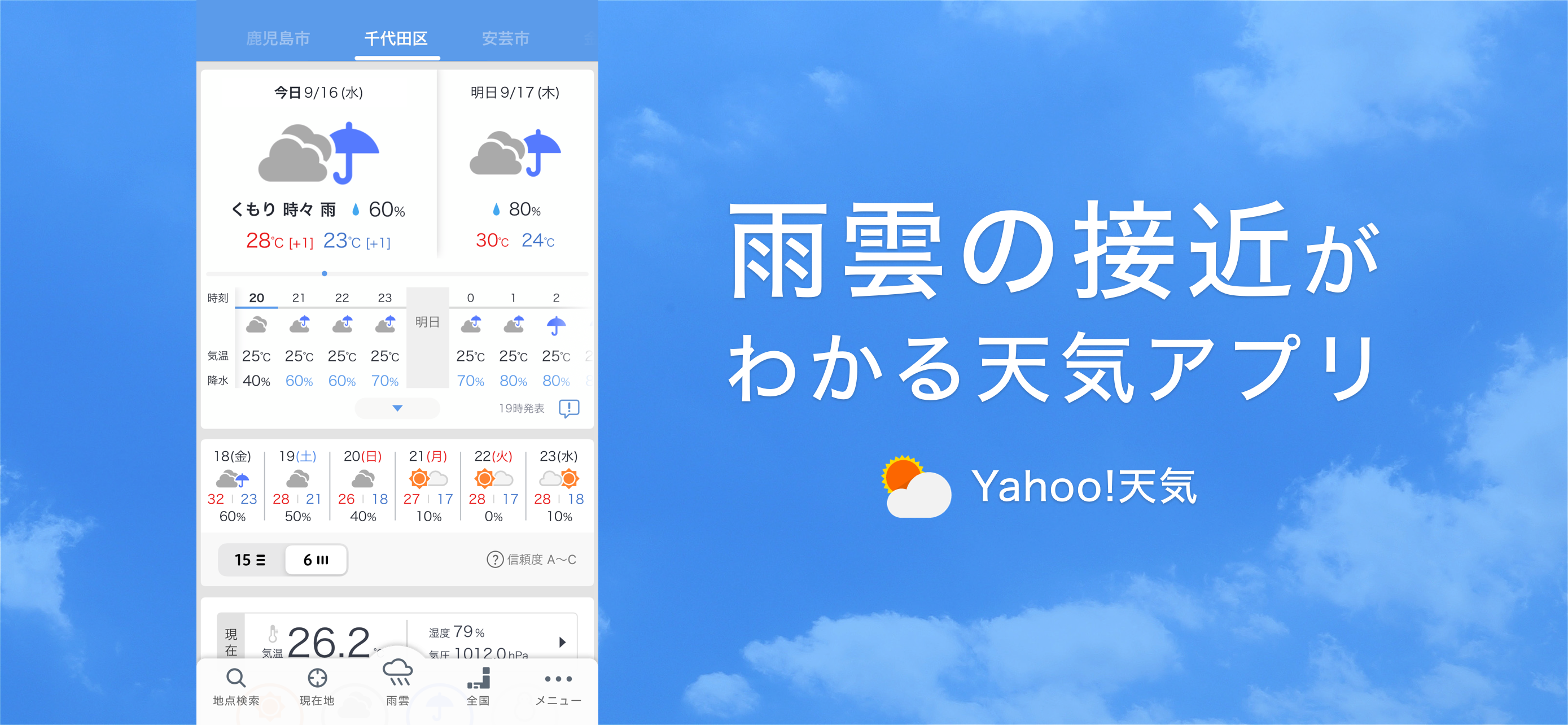 Yahoo 天気 Overview Apple App Store Japan