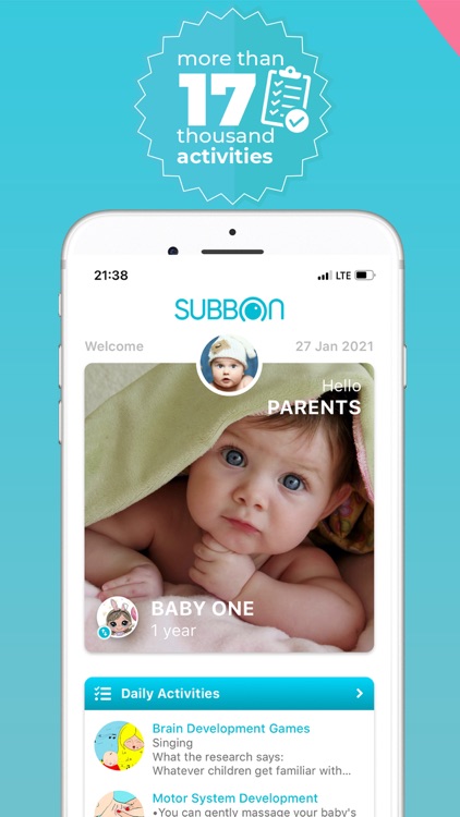 Subbon - Baby Development screenshot-0