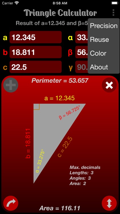 Triangle Calculator screenshot-3